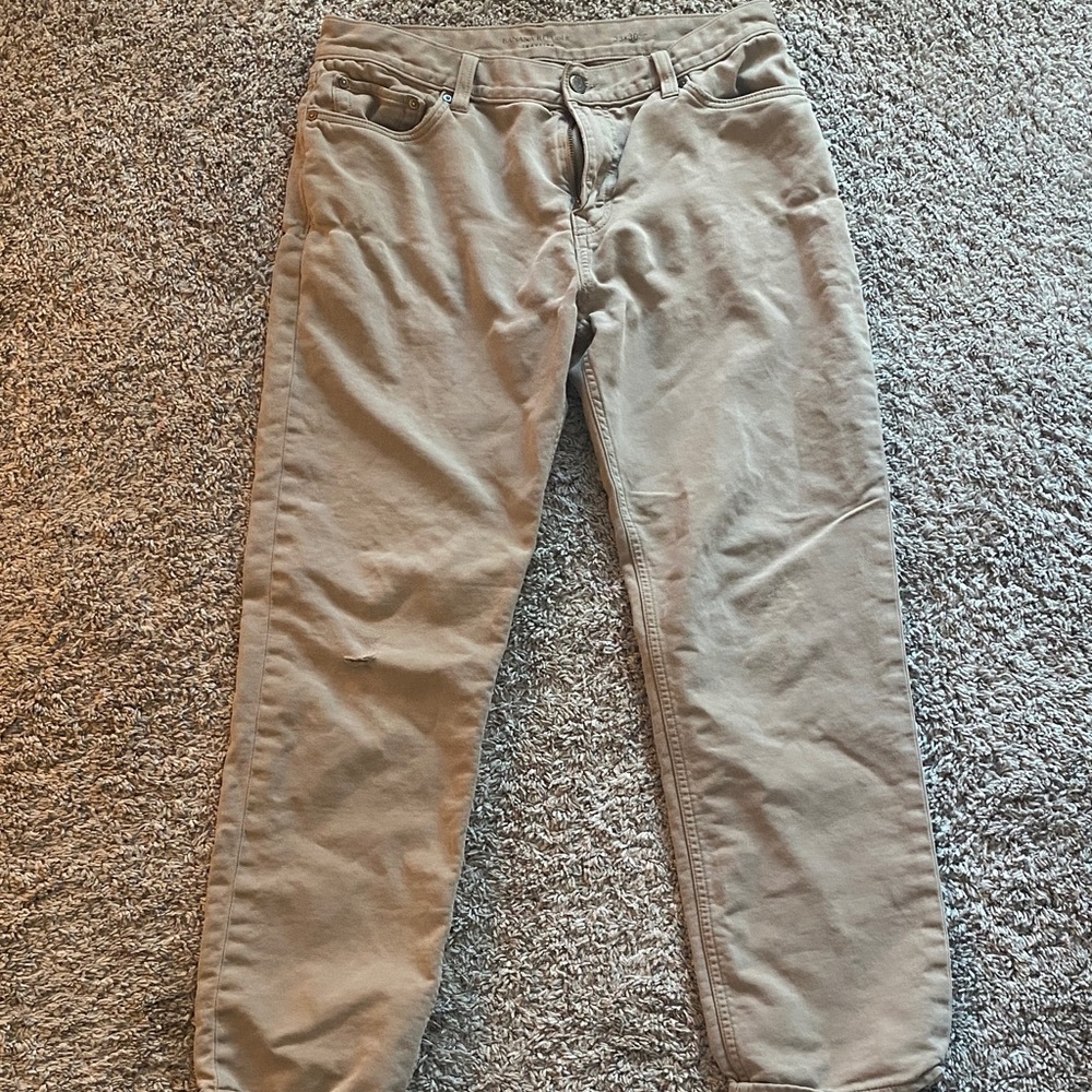 Banana Republic Traveler Slim Fit Khaki Pants